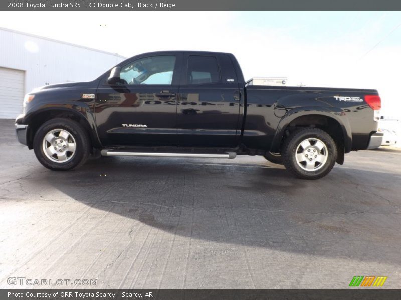 Black / Beige 2008 Toyota Tundra SR5 TRD Double Cab