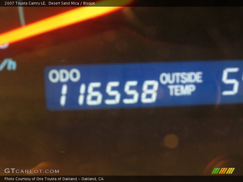 Desert Sand Mica / Bisque 2007 Toyota Camry LE
