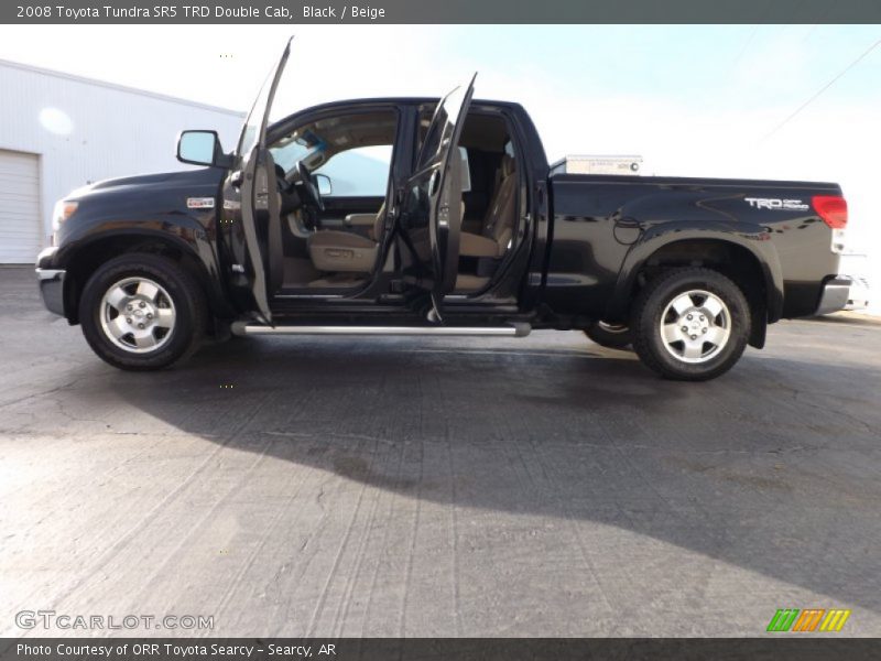 Black / Beige 2008 Toyota Tundra SR5 TRD Double Cab