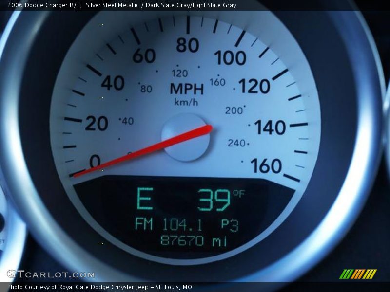 Silver Steel Metallic / Dark Slate Gray/Light Slate Gray 2006 Dodge Charger R/T
