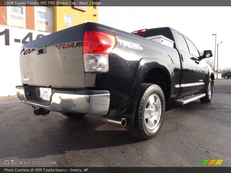 Black / Beige 2008 Toyota Tundra SR5 TRD Double Cab