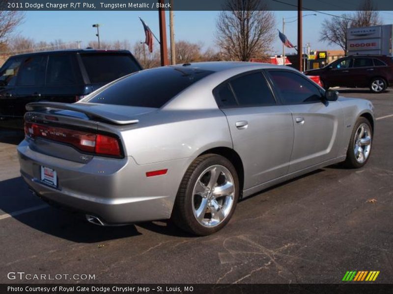 Tungsten Metallic / Black 2011 Dodge Charger R/T Plus