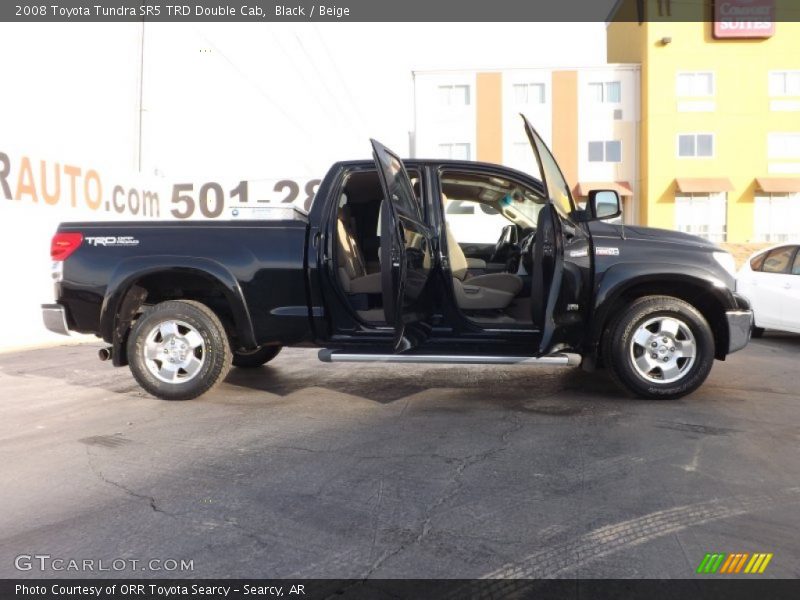 Black / Beige 2008 Toyota Tundra SR5 TRD Double Cab