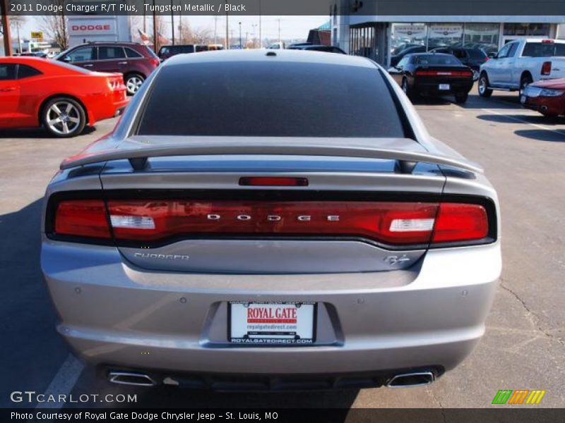 Tungsten Metallic / Black 2011 Dodge Charger R/T Plus