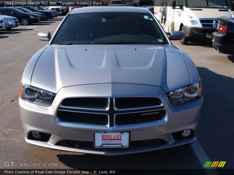 Tungsten Metallic / Black 2011 Dodge Charger R/T Plus