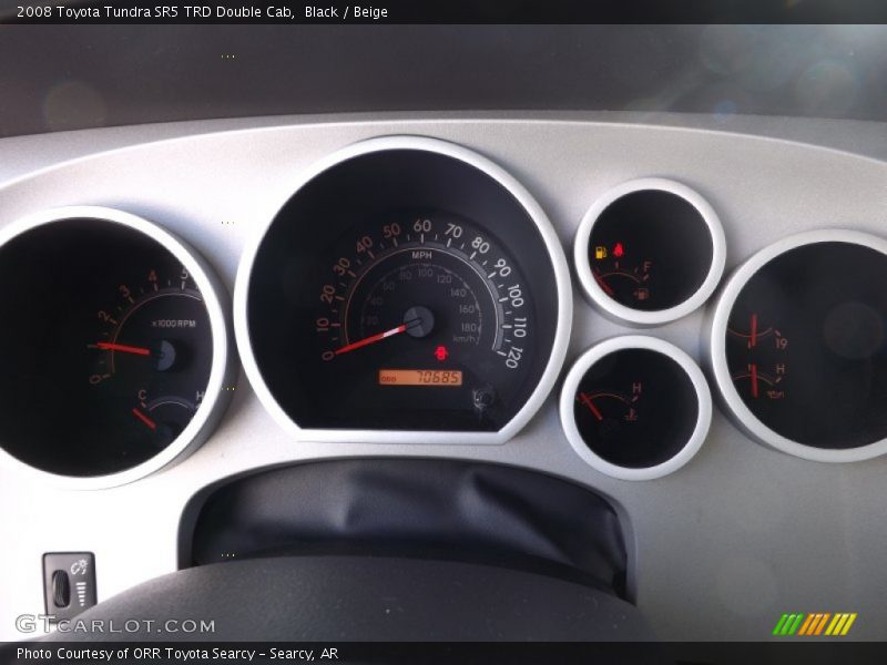 Black / Beige 2008 Toyota Tundra SR5 TRD Double Cab