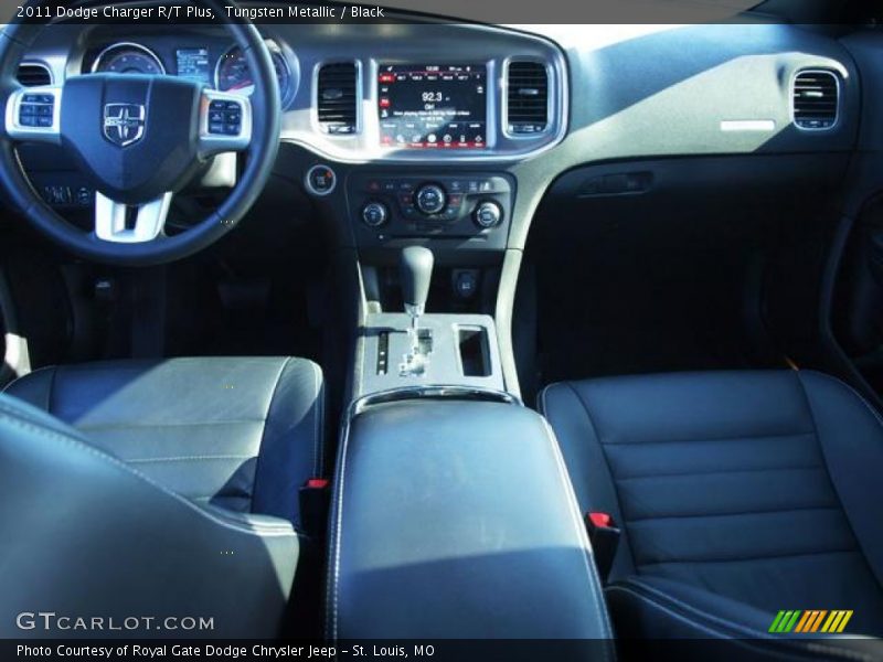 Tungsten Metallic / Black 2011 Dodge Charger R/T Plus