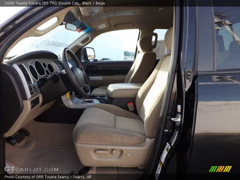 Black / Beige 2008 Toyota Tundra SR5 TRD Double Cab