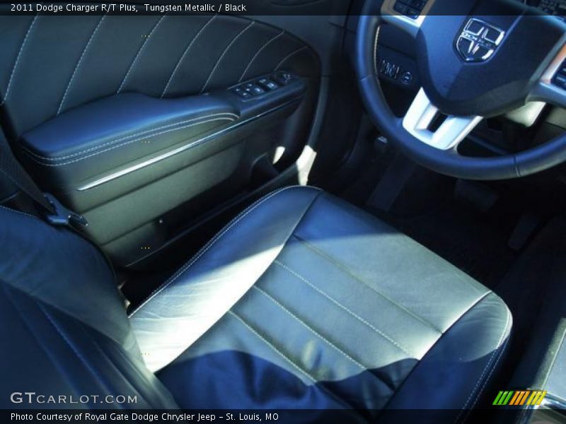 Tungsten Metallic / Black 2011 Dodge Charger R/T Plus