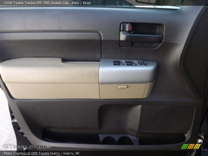 Black / Beige 2008 Toyota Tundra SR5 TRD Double Cab