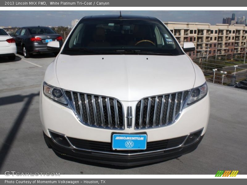 White Platinum Tri-Coat / Canyon 2013 Lincoln MKX FWD