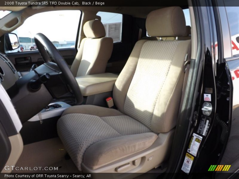 Black / Beige 2008 Toyota Tundra SR5 TRD Double Cab