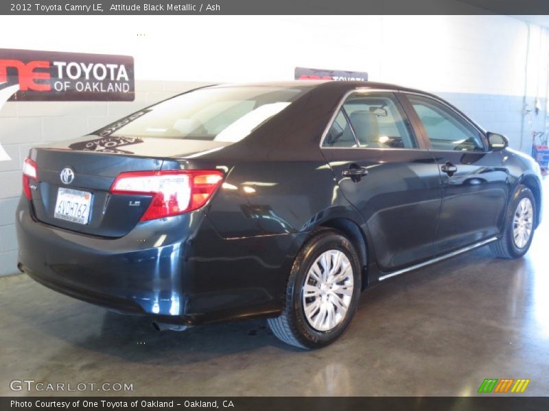 Attitude Black Metallic / Ash 2012 Toyota Camry LE