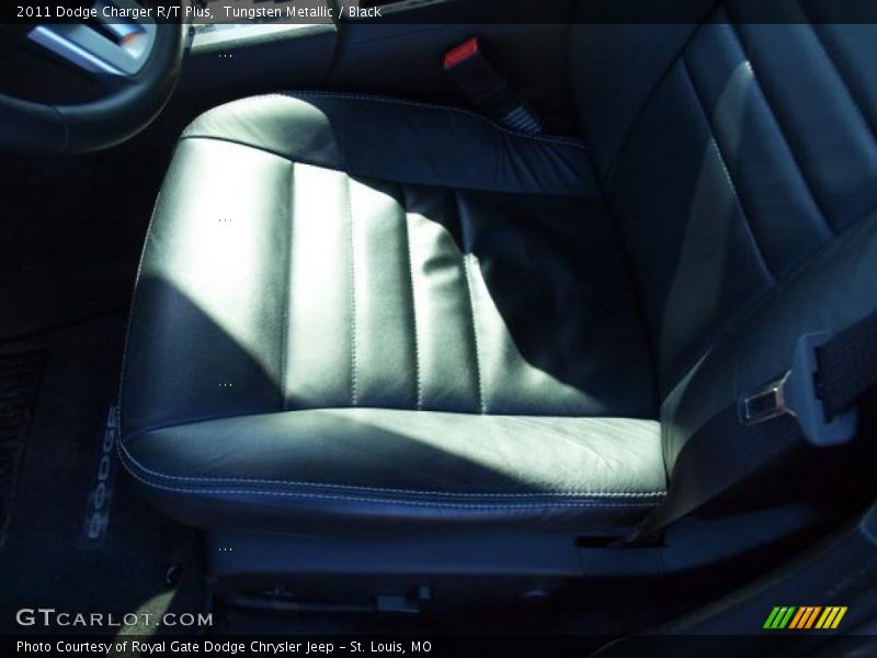 Tungsten Metallic / Black 2011 Dodge Charger R/T Plus