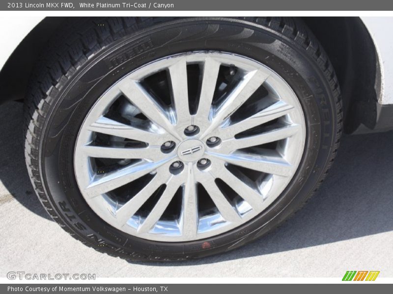 White Platinum Tri-Coat / Canyon 2013 Lincoln MKX FWD