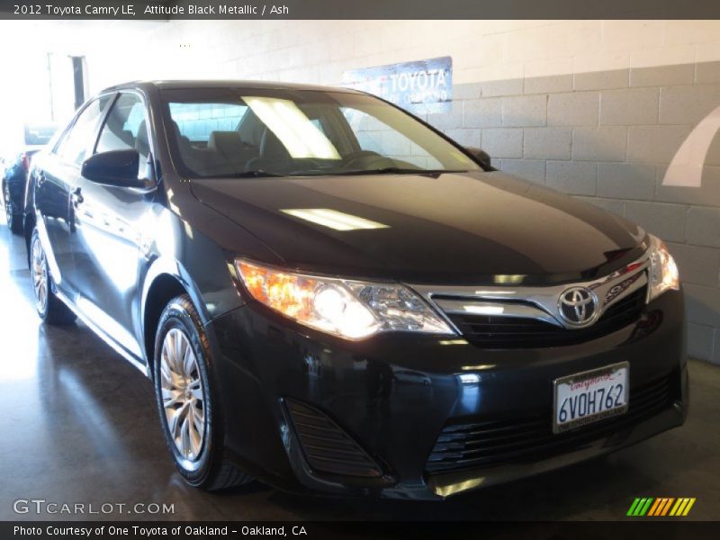Attitude Black Metallic / Ash 2012 Toyota Camry LE