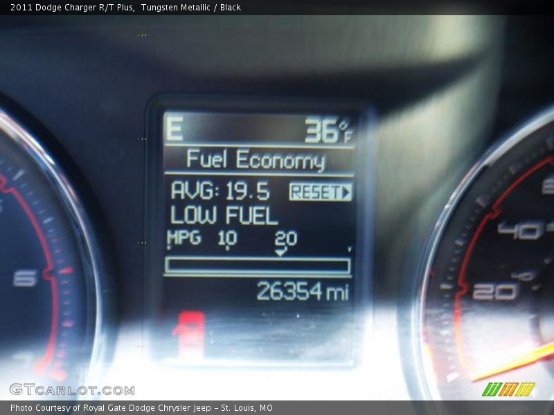 Tungsten Metallic / Black 2011 Dodge Charger R/T Plus