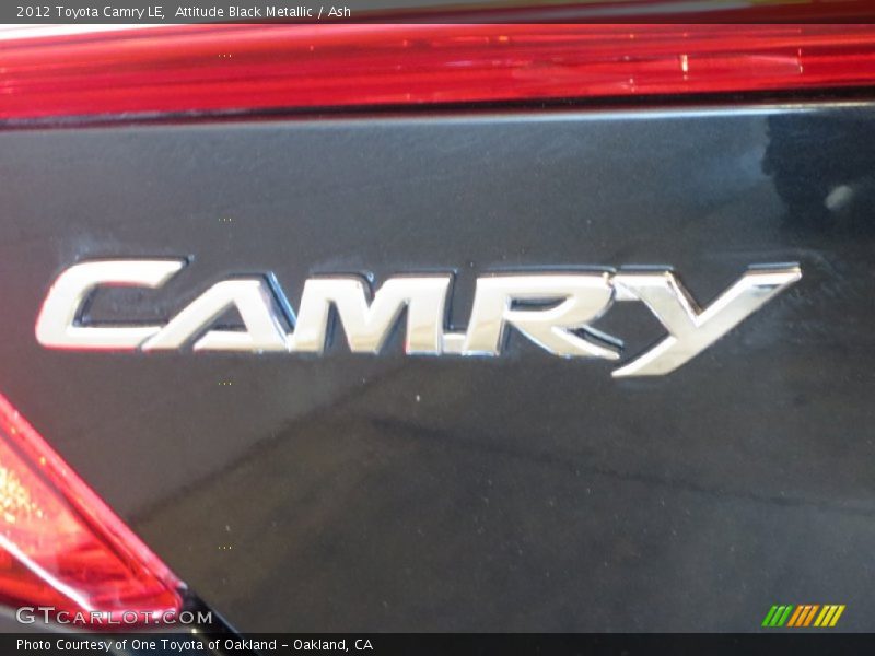Attitude Black Metallic / Ash 2012 Toyota Camry LE