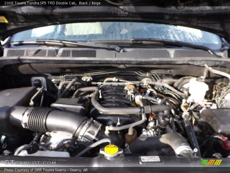 Black / Beige 2008 Toyota Tundra SR5 TRD Double Cab