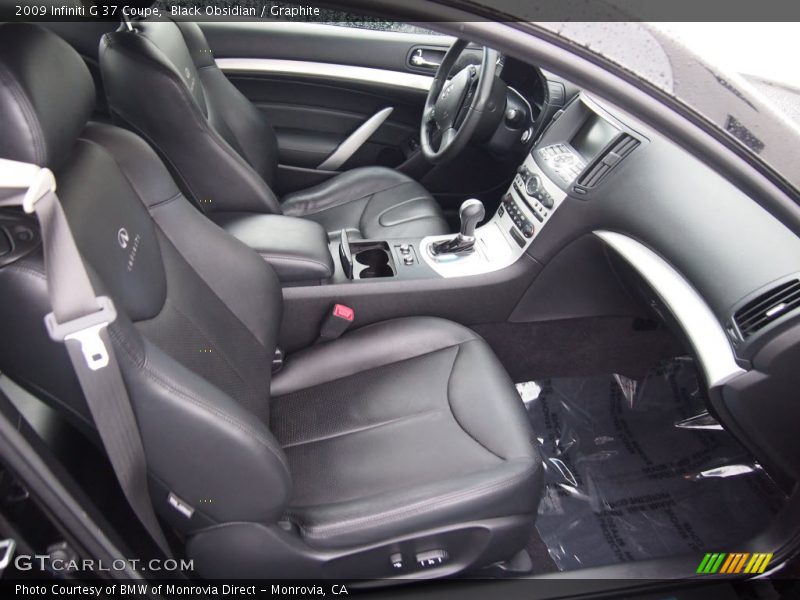  2009 G 37 Coupe Graphite Interior
