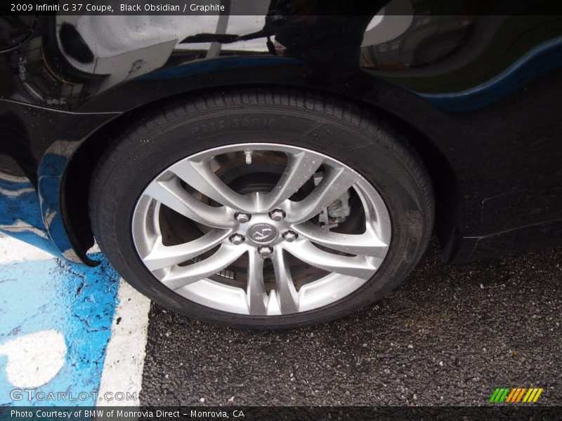 Black Obsidian / Graphite 2009 Infiniti G 37 Coupe