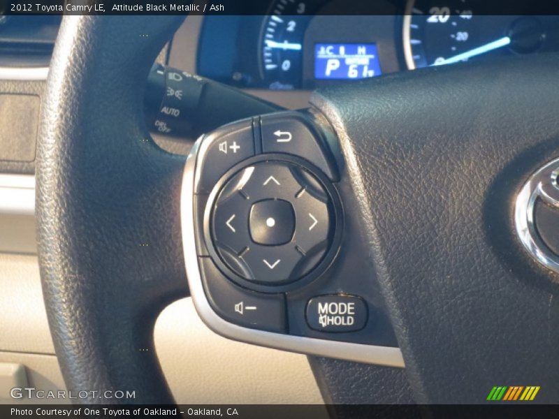 Attitude Black Metallic / Ash 2012 Toyota Camry LE
