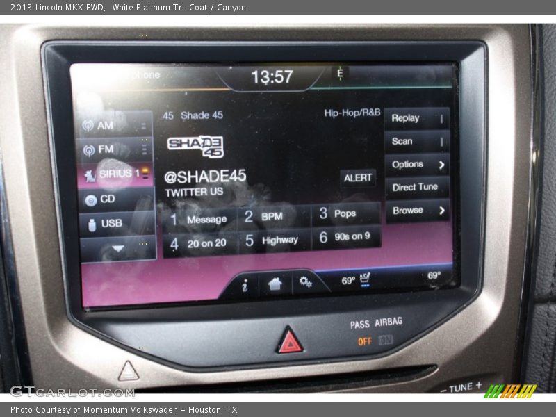 White Platinum Tri-Coat / Canyon 2013 Lincoln MKX FWD