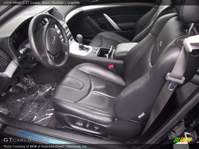  2009 G 37 Coupe Graphite Interior