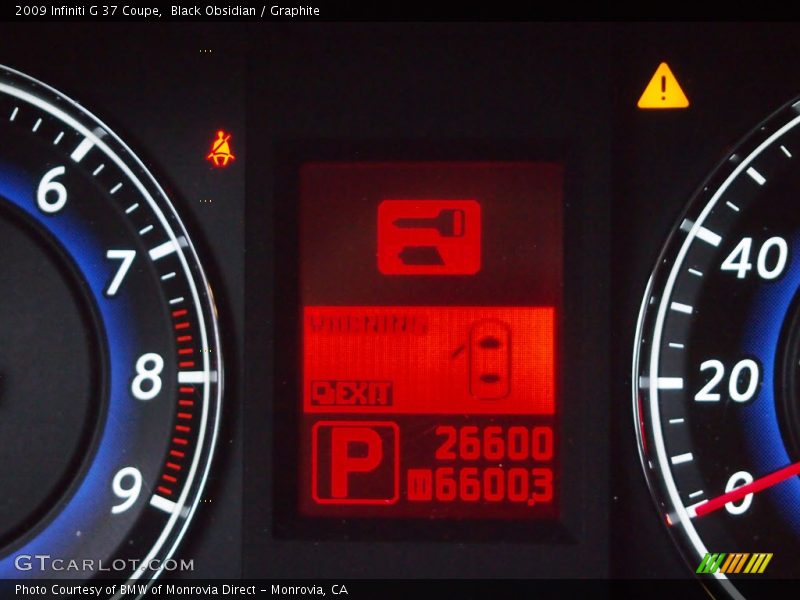 Black Obsidian / Graphite 2009 Infiniti G 37 Coupe
