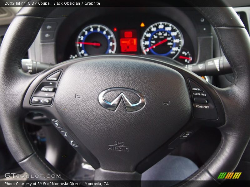 Black Obsidian / Graphite 2009 Infiniti G 37 Coupe