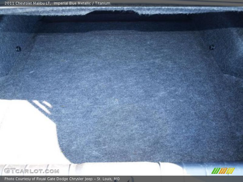 Imperial Blue Metallic / Titanium 2011 Chevrolet Malibu LT