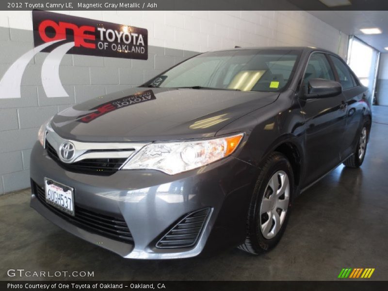 Magnetic Gray Metallic / Ash 2012 Toyota Camry LE