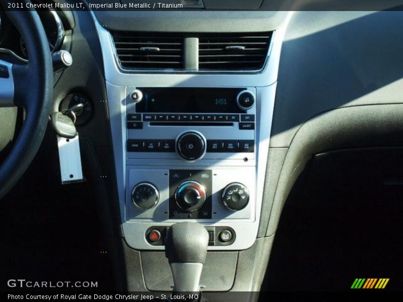 Imperial Blue Metallic / Titanium 2011 Chevrolet Malibu LT