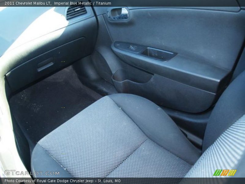 Imperial Blue Metallic / Titanium 2011 Chevrolet Malibu LT