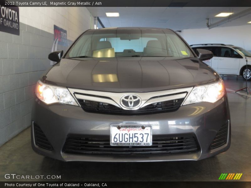 Magnetic Gray Metallic / Ash 2012 Toyota Camry LE