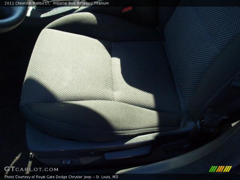 Imperial Blue Metallic / Titanium 2011 Chevrolet Malibu LT