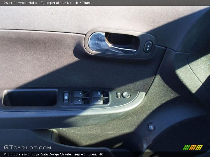 Imperial Blue Metallic / Titanium 2011 Chevrolet Malibu LT