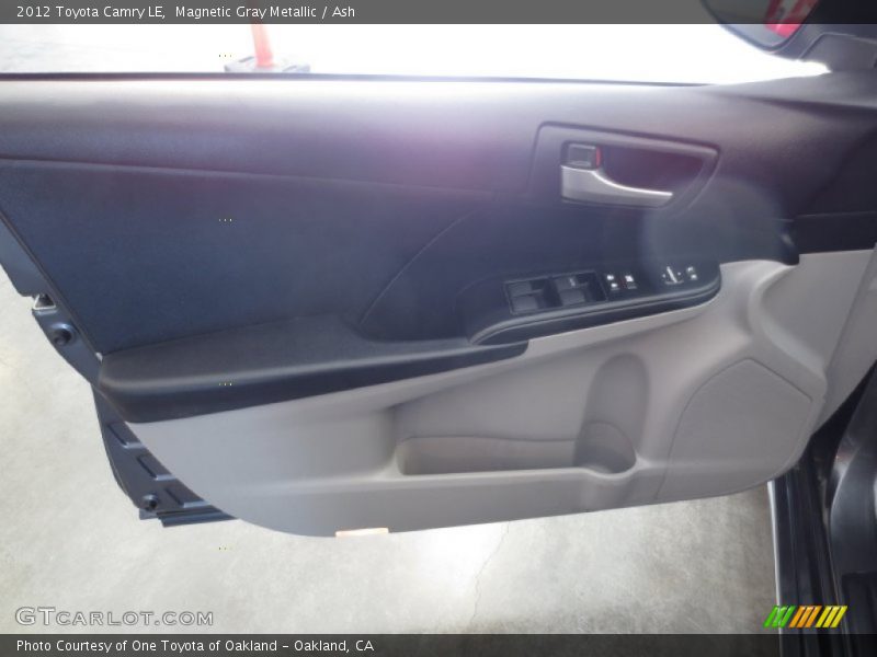 Magnetic Gray Metallic / Ash 2012 Toyota Camry LE