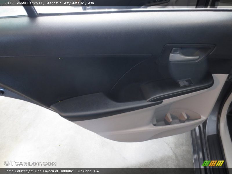 Magnetic Gray Metallic / Ash 2012 Toyota Camry LE