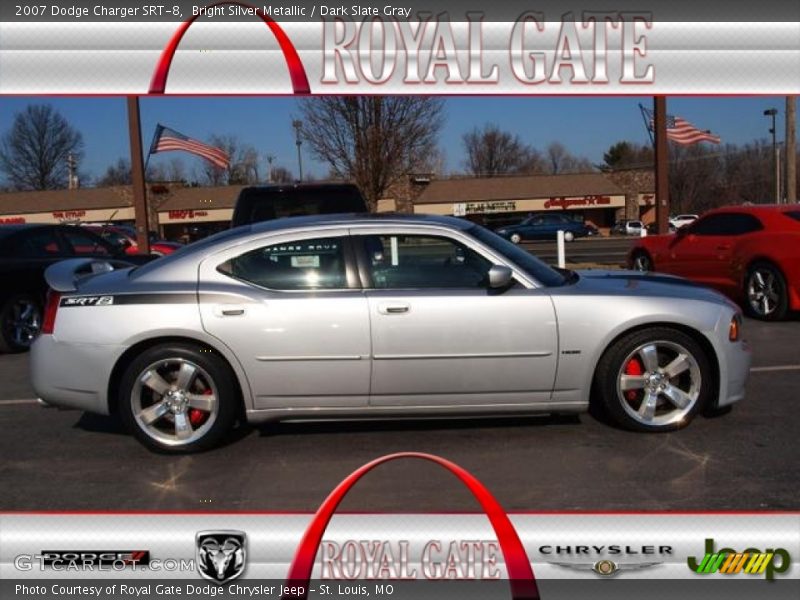 Bright Silver Metallic / Dark Slate Gray 2007 Dodge Charger SRT-8