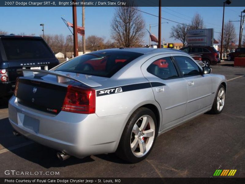 Bright Silver Metallic / Dark Slate Gray 2007 Dodge Charger SRT-8