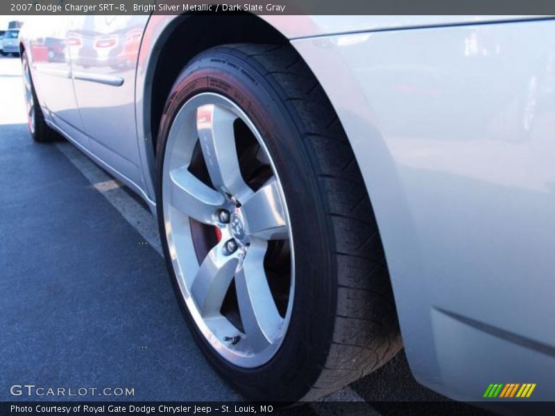 Bright Silver Metallic / Dark Slate Gray 2007 Dodge Charger SRT-8