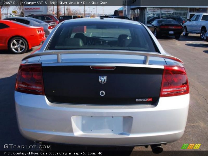 Bright Silver Metallic / Dark Slate Gray 2007 Dodge Charger SRT-8