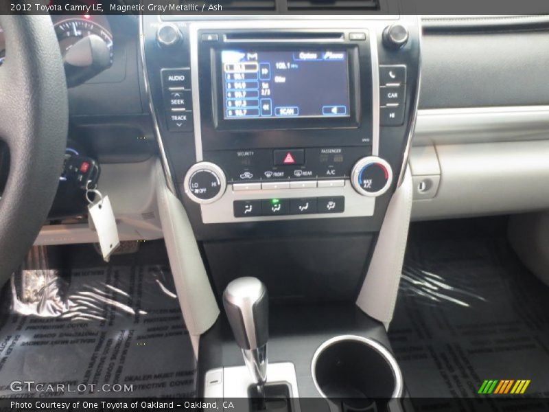 Magnetic Gray Metallic / Ash 2012 Toyota Camry LE