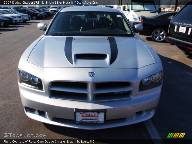 Bright Silver Metallic / Dark Slate Gray 2007 Dodge Charger SRT-8