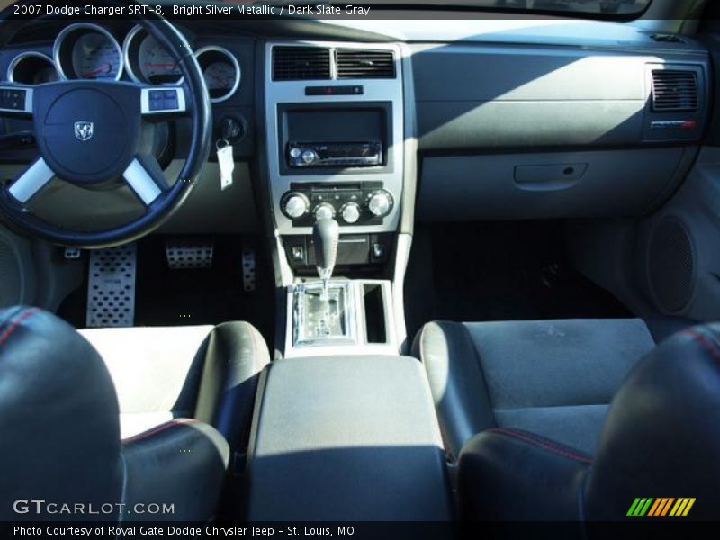 Bright Silver Metallic / Dark Slate Gray 2007 Dodge Charger SRT-8