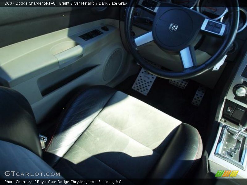 Bright Silver Metallic / Dark Slate Gray 2007 Dodge Charger SRT-8
