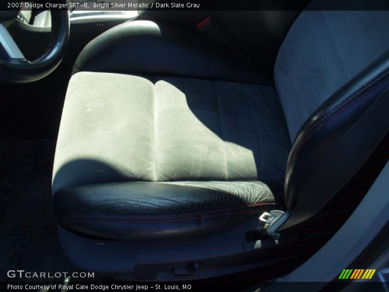 Bright Silver Metallic / Dark Slate Gray 2007 Dodge Charger SRT-8
