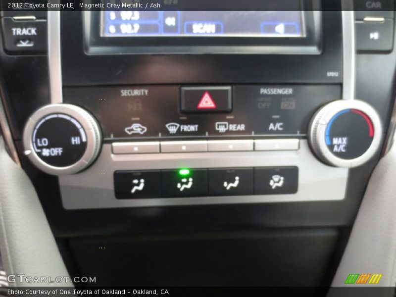 Magnetic Gray Metallic / Ash 2012 Toyota Camry LE