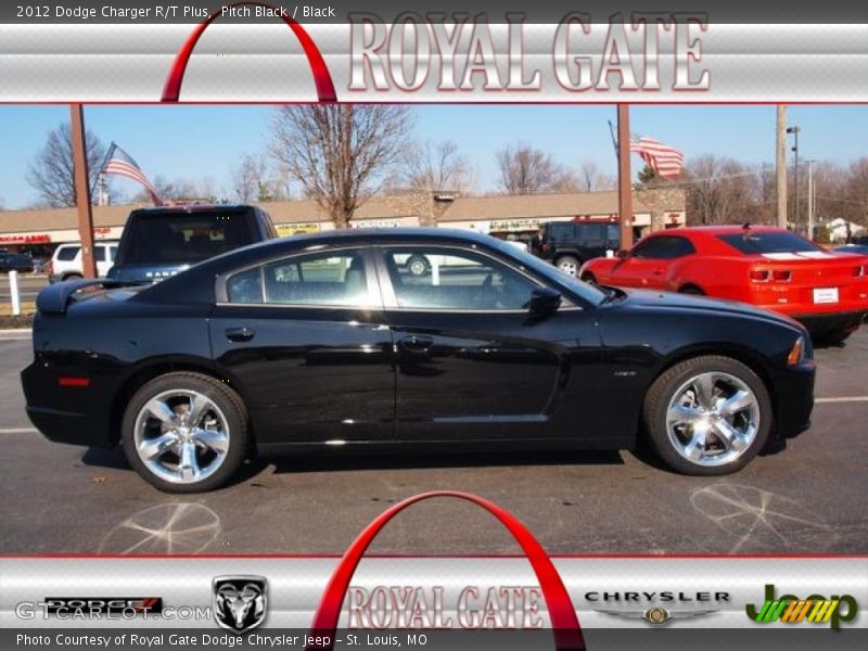 Pitch Black / Black 2012 Dodge Charger R/T Plus